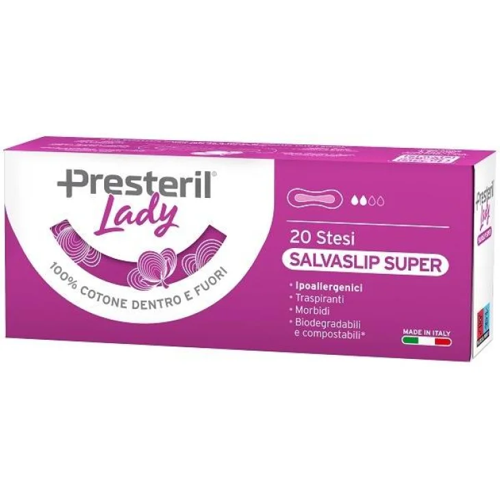 Lady Presteril Salvaslip Super Stesi 20 pezzi