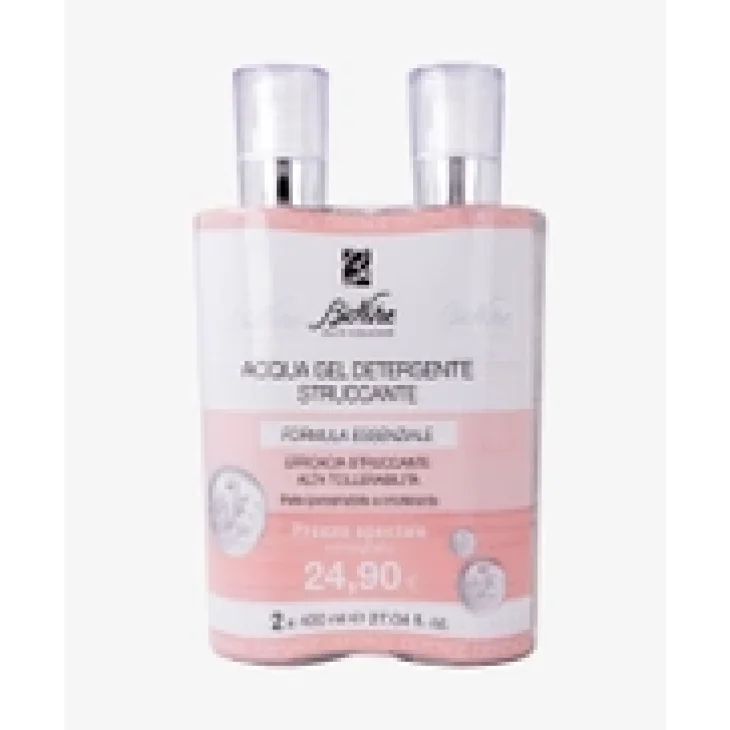 BioNike Defence Color Bi-Pack Acqua Detergente Struccante 2 flaconi da 400 ml