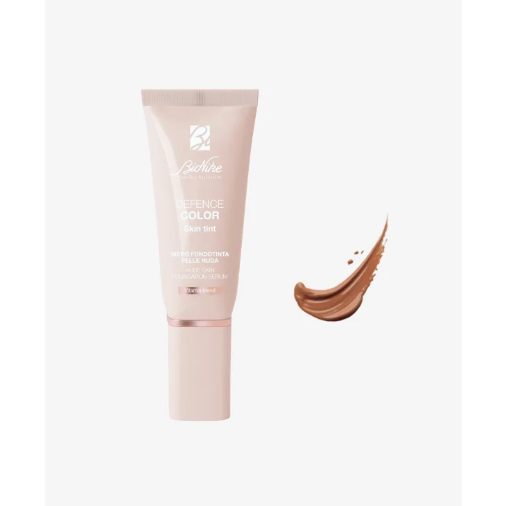 BioNike Defence Color Skin Tint Siero Fondotinta Viso Colore 704 Caramel 30 ml