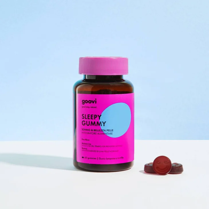 Goovi Spleepy Gummy Integratore per Sonno&Bellezza della Pelle 60 gummies