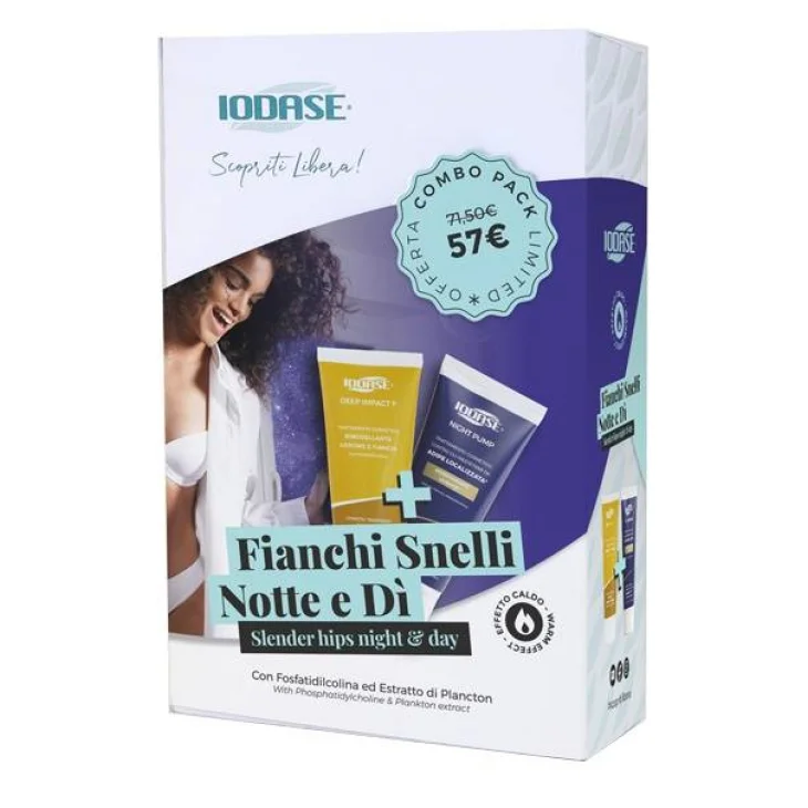 Iodase Kit Fianchi Snelli Notte e Dì Crema Giorno + Crea Notte