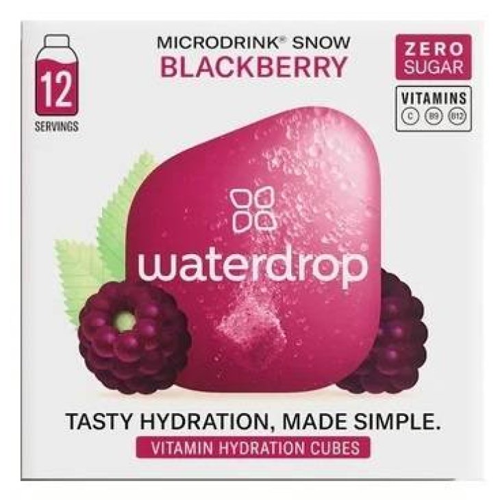 WATERDROP MICRODRINK MORA 12 CUBETTI 2 G