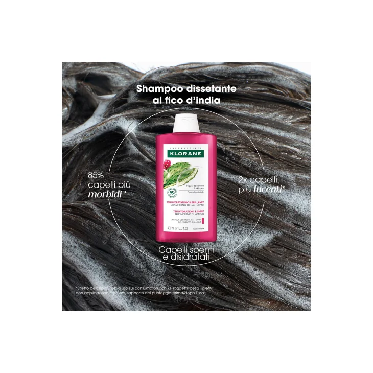 Klorane Shampoo Idratante e Illuminante al Fico d'india 400 ml