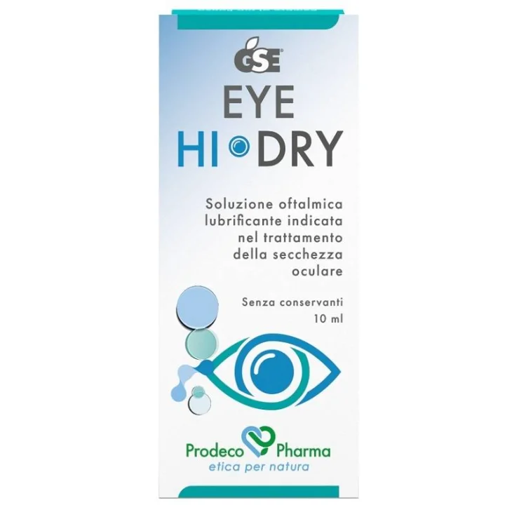 Prodeco GSE Eye Hi-Dry Collirio per Occhi Secchi 10 ml