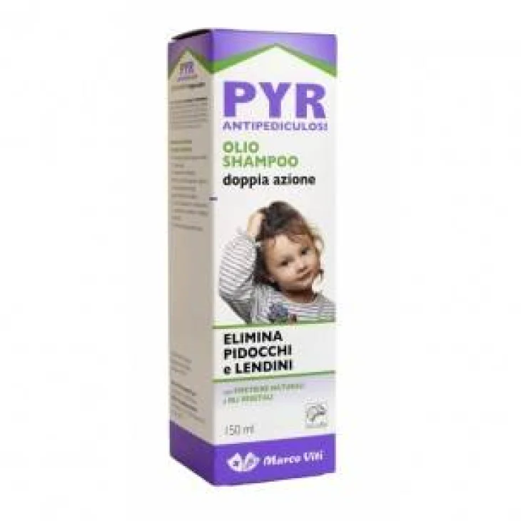 PYR Olio Shampoo doppia Azione per Pidocchi e Lendini 150 ml