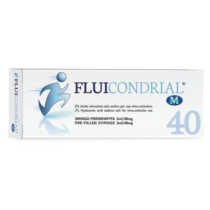 Siringa Preriempita Intra-articolare Fluicondrial M Acido Ialuronico 2ml/40mg