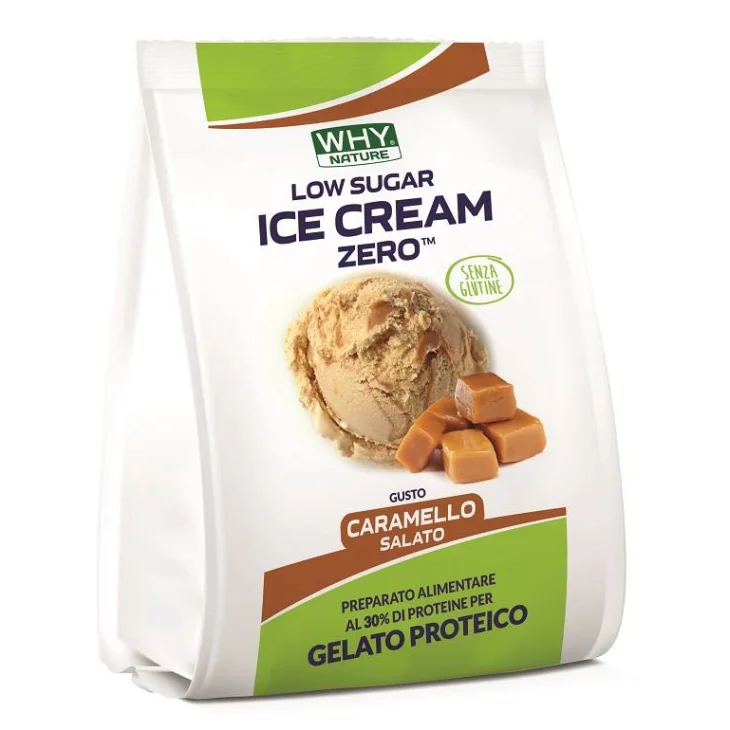 Whynature Ice Cream Zero Gelato Proteico Senza Glutine Caramello Salato 200 g