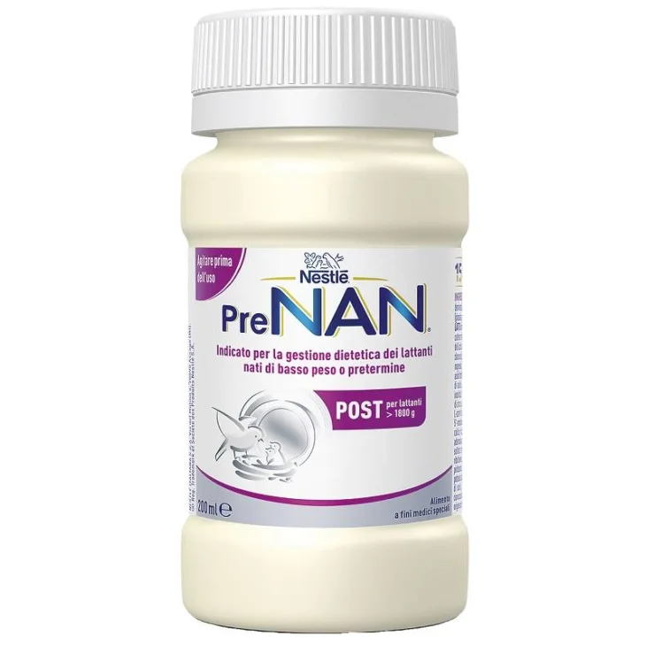 Nestlè Prenan Post Latte Liquido per Prematuri 8 X 200 ml