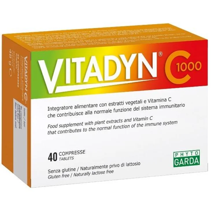 Vitadyn C 1000 Integratore per il sistema immunitario Vitamina C 40 Compresse