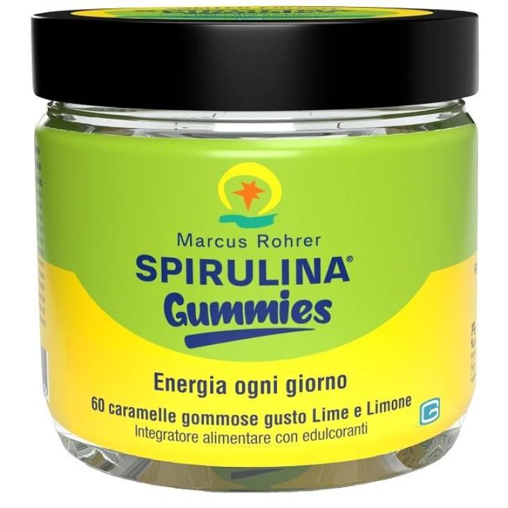 Marcus Rohrer Spirulina Gummies Integratore Ricostituente 60 caramelle gommose