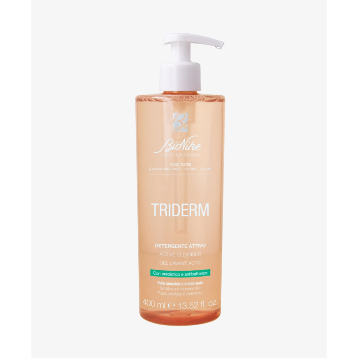 BioNike Triderm Detergente Attivo Corpo con Probiotico e Antibatterico 400 ml
