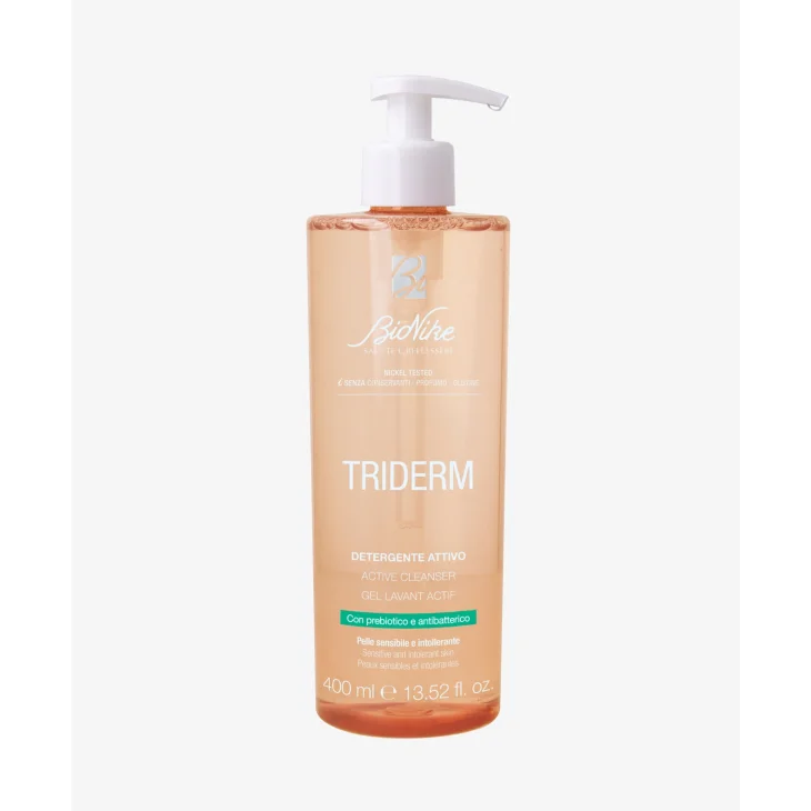 BioNike Triderm Detergente Attivo Corpo con Probiotico e Antibatterico 400 ml