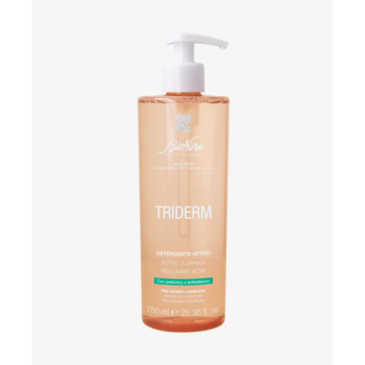BioNike Triderm Detergente Attivo Corpo con Probiotico e Antibatterico 750 ml