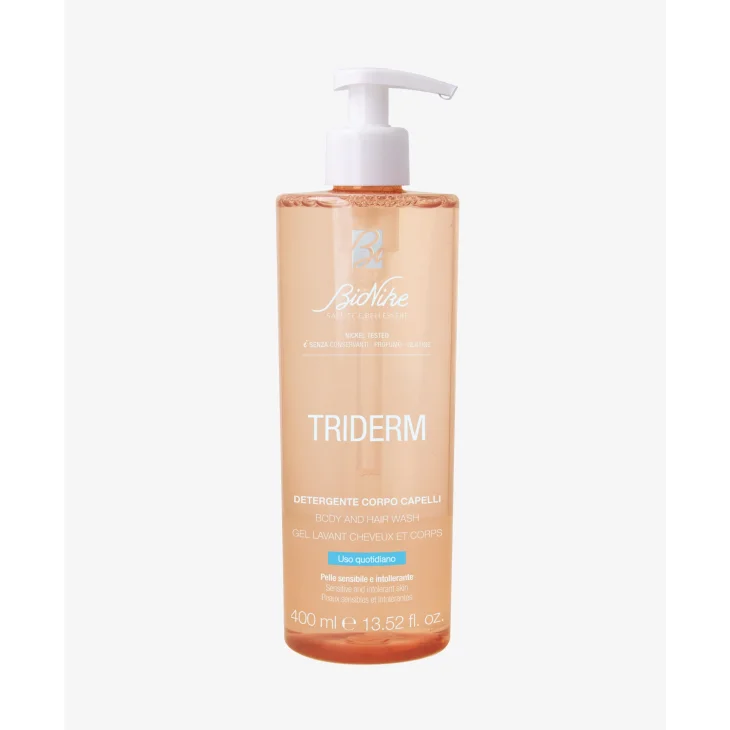 BioNike Triderm Detergente Corpo e Capelli per Uso Quotidiano 400 ml