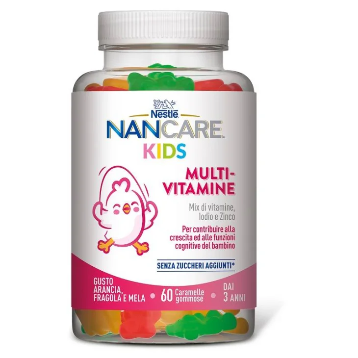 Nestlè Nancare Kids Multivitamine Integratore per Bambini 60 gummies