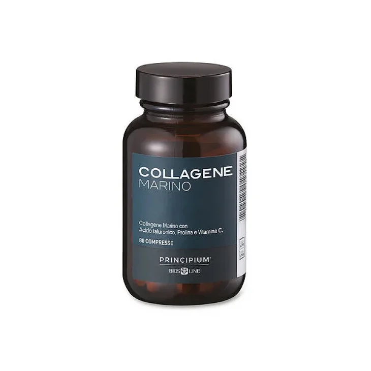 Bios Line Principium Collagene Marino Integratore per la Pelle 80 compresse bistrato