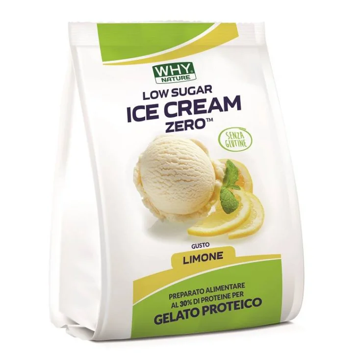 Whynature Ice Cream Zero Gelato Proteico senza Glutine Gusto Limone 200 g