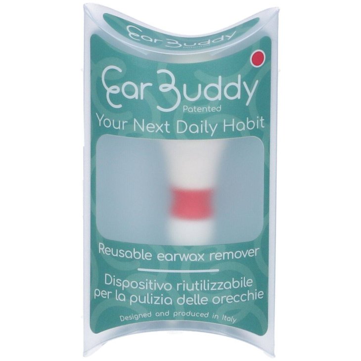 Earbuddy Rosso Dispositivo Pulizia Orecchio