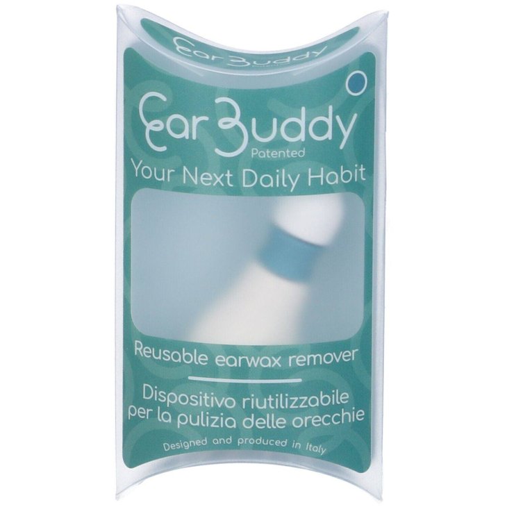 Earbuddy Blu Dispositivo Pulizia Orecchio