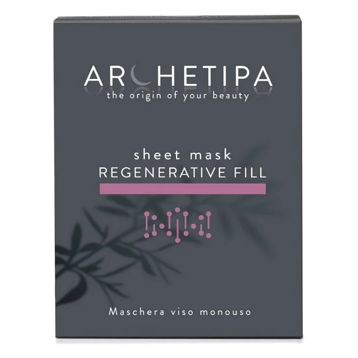 Archetipa Sheet Mask Regenerative Fill Maschera Rimpolpante Viso 12 ml