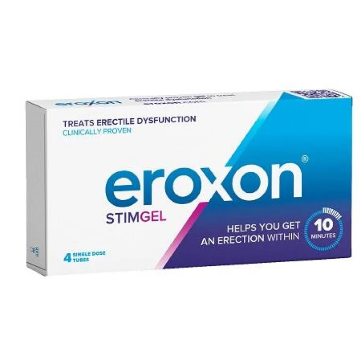 Eroxon StimGel Trattamento per la Disfunzione Erettile 4 tubetti Monodose da 0,3 ml