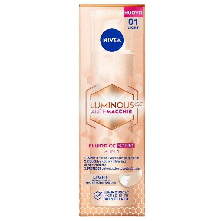 Nivea Cellular Luminous630 Fluido Viso Colorato SPF30 Light 40 ml