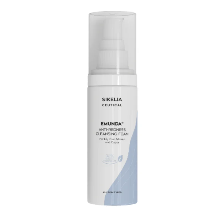 Sikelia Emunda Mousse Detergente Anti-Rossore Viso 150 ml