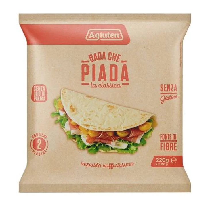 Agluten Bada Che Piada la Classica Senza Glutine 220 g