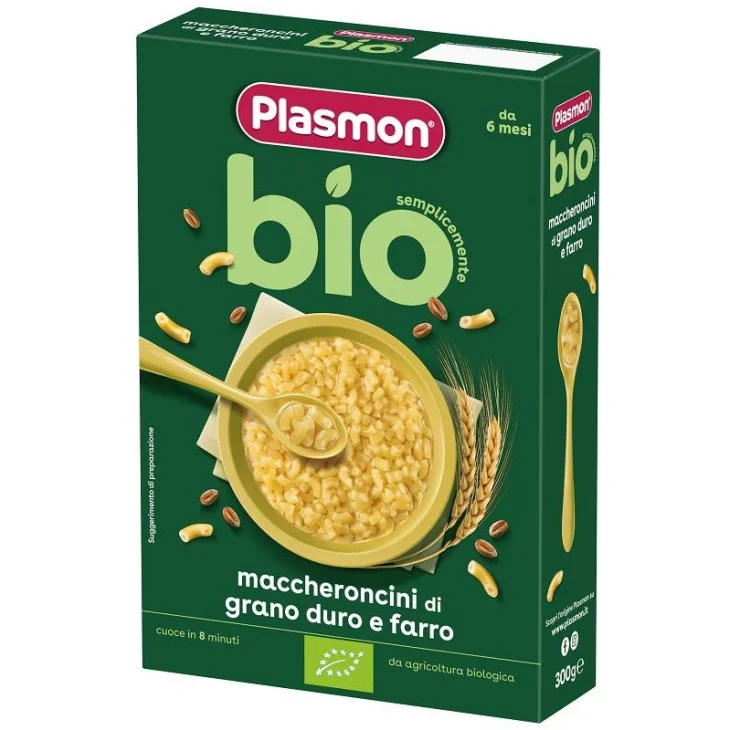 Plasmon Bio Pastina Maccheroncini per Bambini 300 g