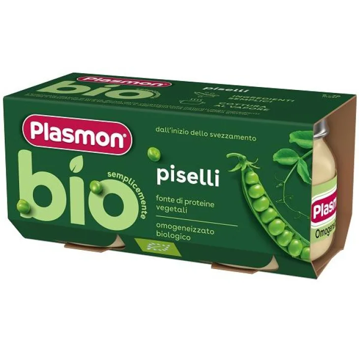 Plasmon Bio Omogeneizzato ai Piselli 2 pezzi