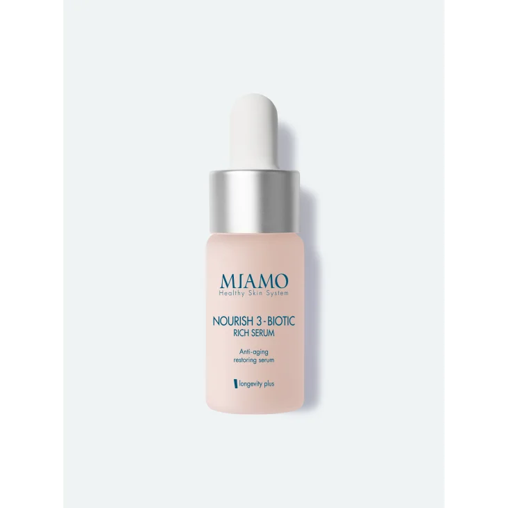 Miamo Mini Icons Longevity Plus Nourish 3-Biotic Rich Siero Anti-Age Viso 10 ml