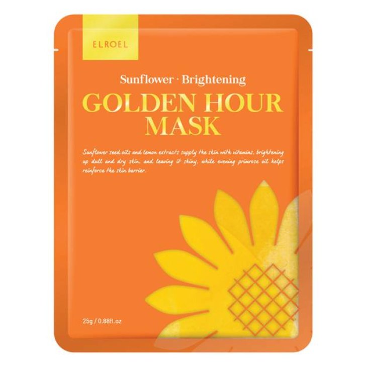 Elroel Golden Hour Mask Sunflower Maschera Illuminante Viso 25 g