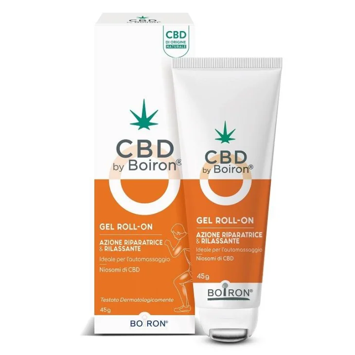 Boiron CBD Gel Roll-On Lenitivo per Tensioni Muscolari 45 g