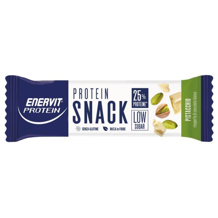 Enervit Protein Snack Pistacchio Low Sugar Barretta Proteica 27 grammi