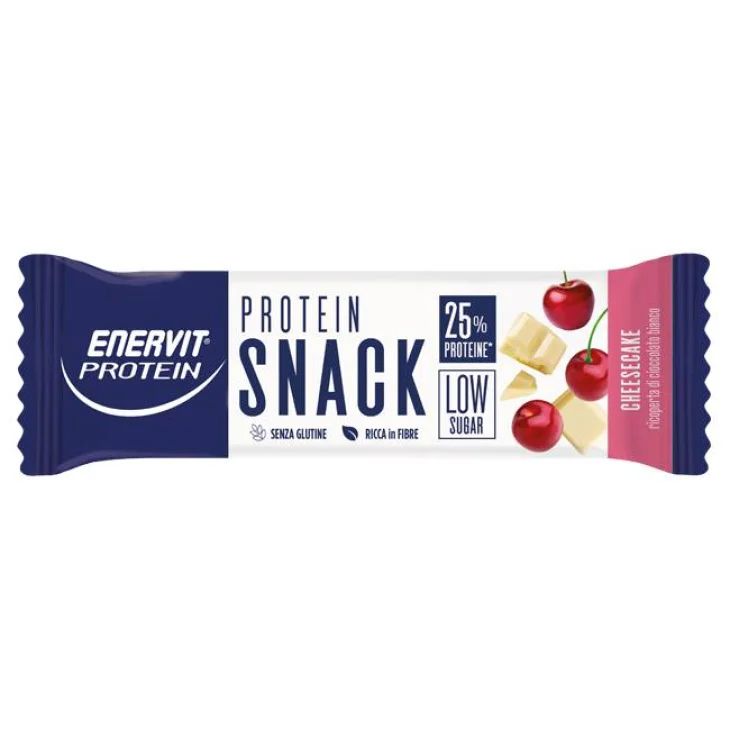 Enervit Protein Snack Cheesecake Low Sugar Barretta Proteica 30 grammi