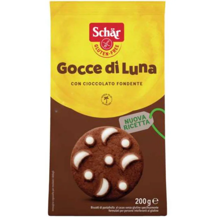 Schar Gocce di Luna Biscotti Senza Glutine 200 grammi