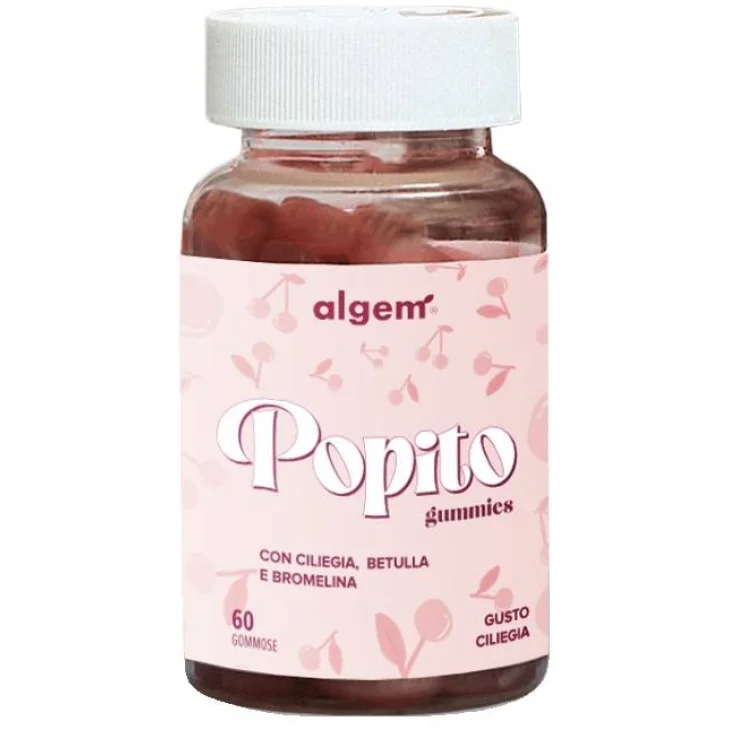 Algem Natura Popito Gummies contro la Ritenzione Idrica 60 gommose