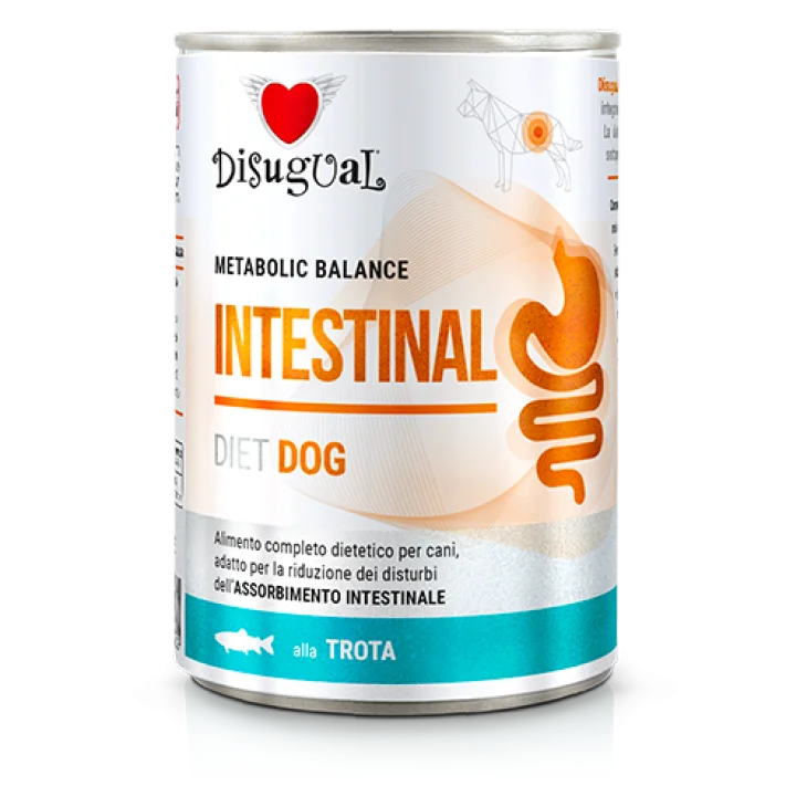 Disugual Dog Intestinal Alimento Completo per Cani Gusto Trota 400 g