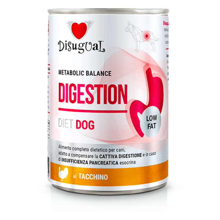 Disugual Dog Digestion Alimento Dietetico Gusto Tacchino 400 g