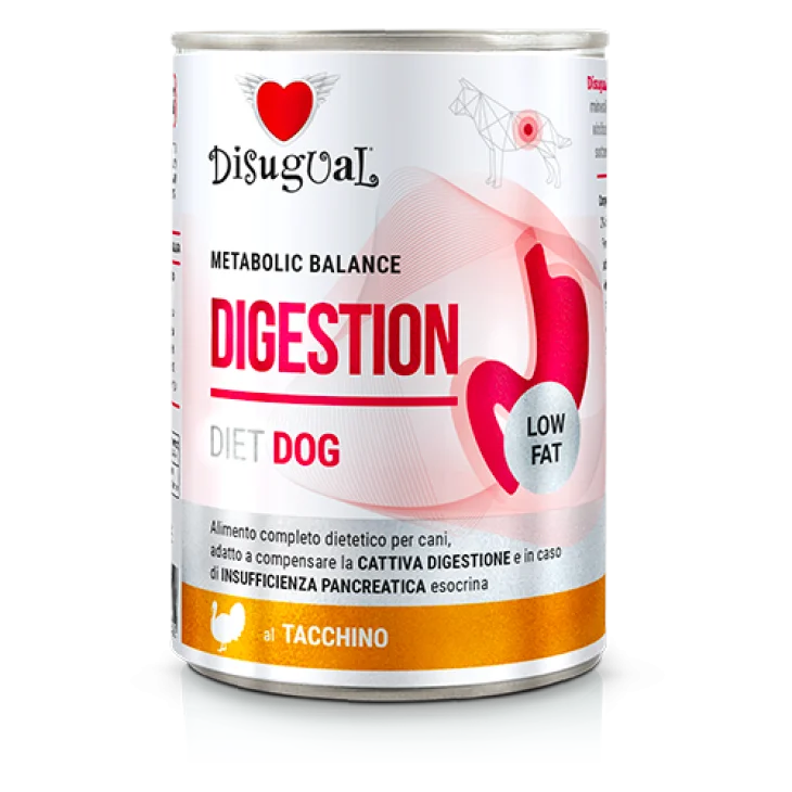 Disugual Dog Digestion Alimento Dietetico Gusto Tacchino 400 g