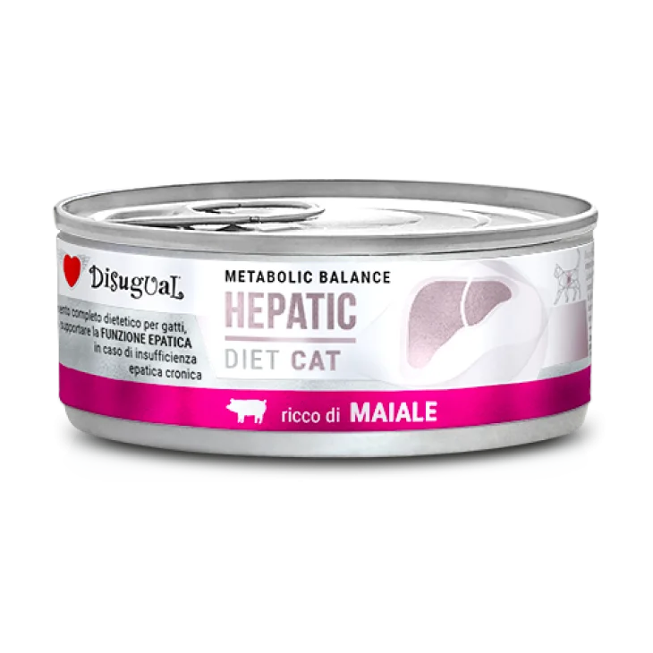 Disugual Cat Hepatic Alimento Umido per Gatti Gusto Maiale 85 g