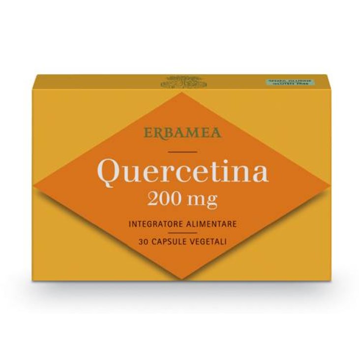 Erbamea Quercitina 200 mg Rimedio Naturale per le Difese Immunitarie 30 capsule