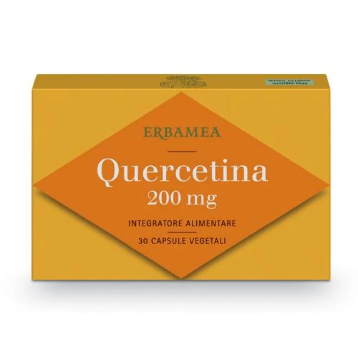 Erbamea Quercitina 200 mg Rimedio Naturale per le Difese Immunitarie 30 capsule