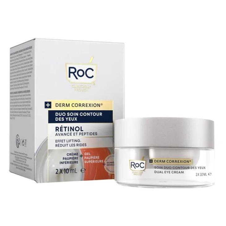 Roc Derm Correxion Dual Eye Crema Contorno Occhi Levigante 20 ml
