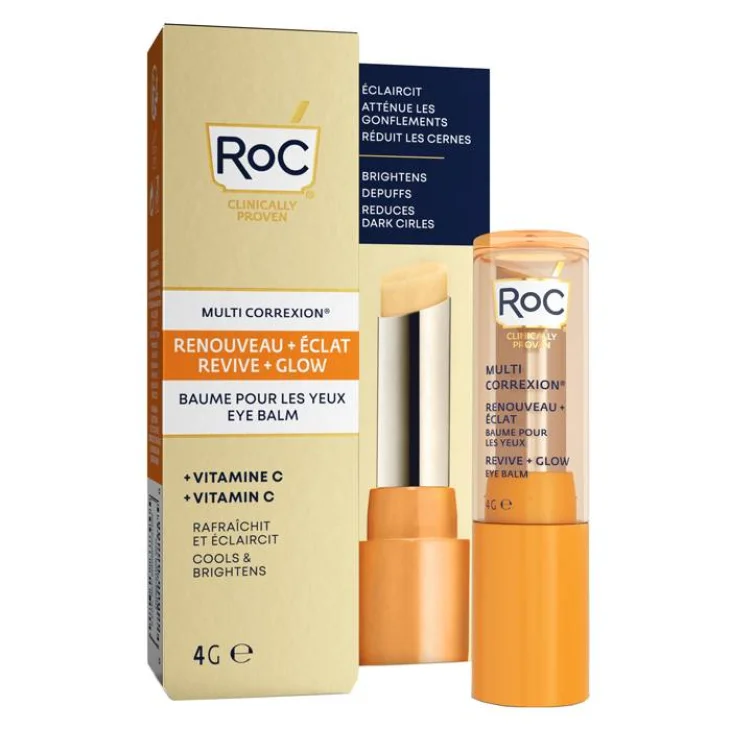 Roc Multi Correxion Revive + Glow Eye Stick Balsamo Illuminante Occhi 4 g