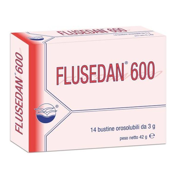 Flusedan 600 Integratore Alimentare per Ridurre la Stanchezza 14 Bustine Orosolubili