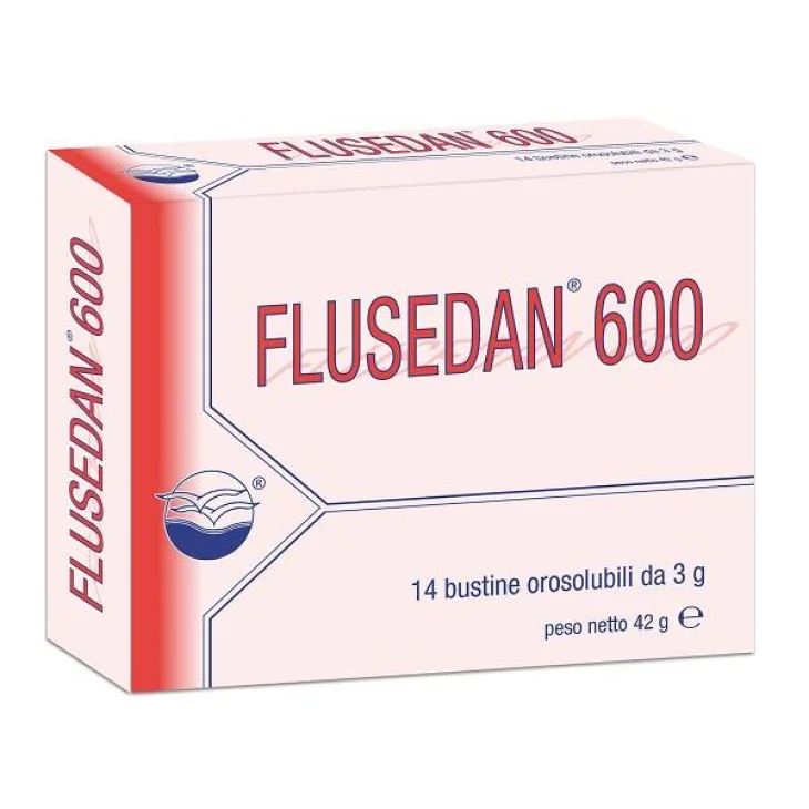 Flusedan 600 Integratore Alimentare per Ridurre la Stanchezza 14 Bustine Orosolubili
