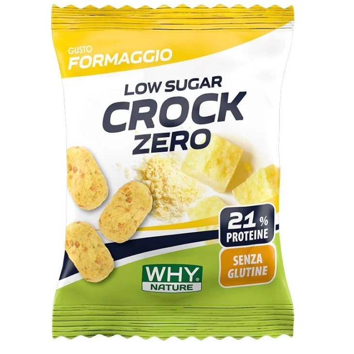 Whynature Crock Zero Formaggio Ricco di Proteine e Senza Glutine 30 G