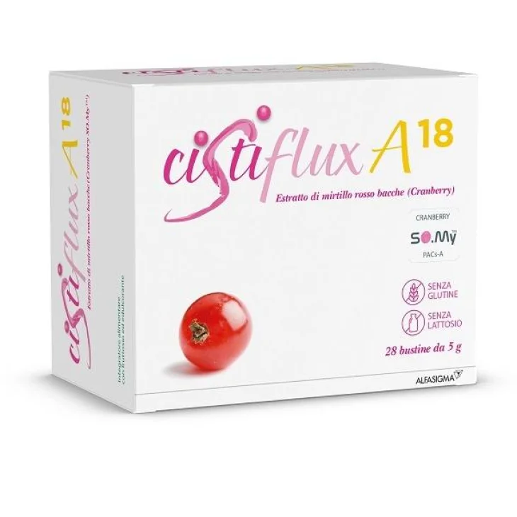 Cistiflux A 18 Integratore per le Vie Urinarie 28 Buste