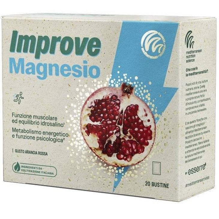 Improve Magnesio Integratore Alimentare per il Supporto Muscolare contro la Stanchezza 20 Bustine